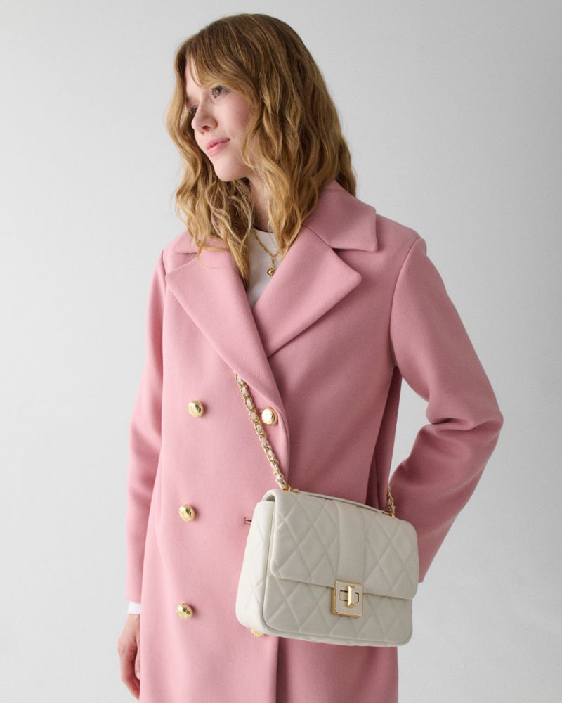 Carey Quilted Small Flap Crossbody
