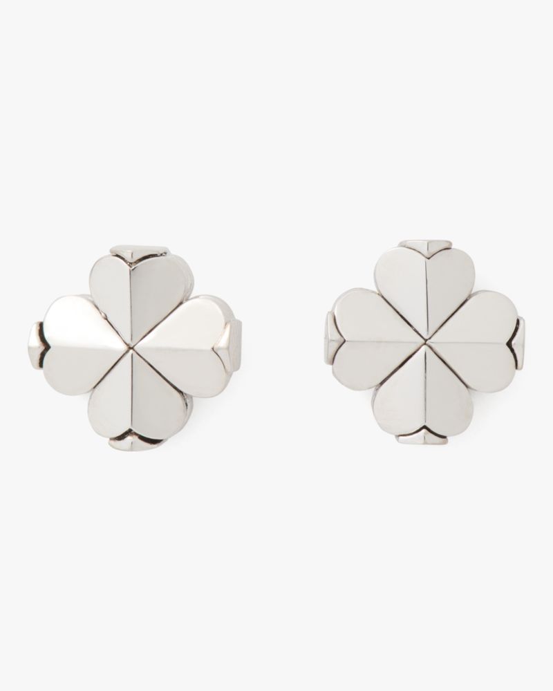 Spade Flower Studs