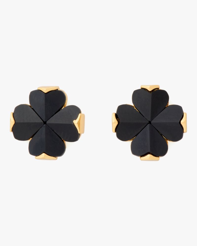 Spade Flower Studs