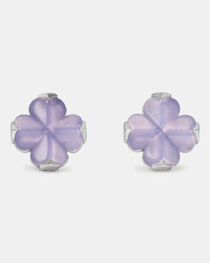 Spade Flower Studs