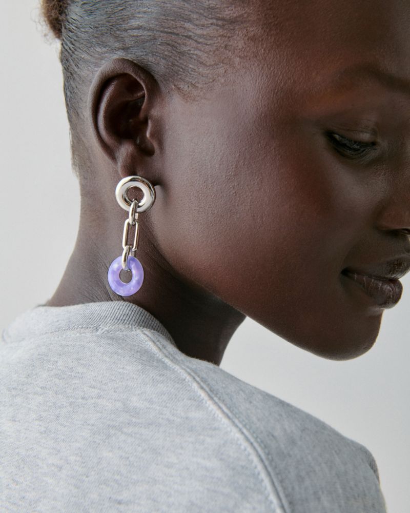 Interlock Linear Earrings