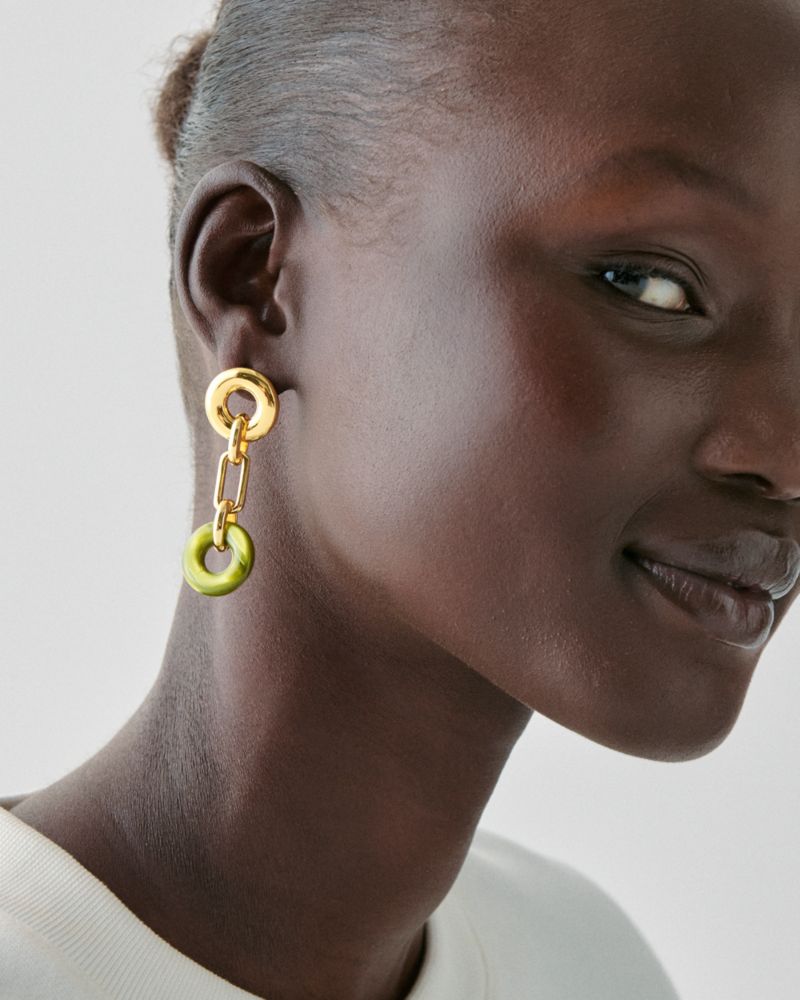 Interlock Linear Earrings