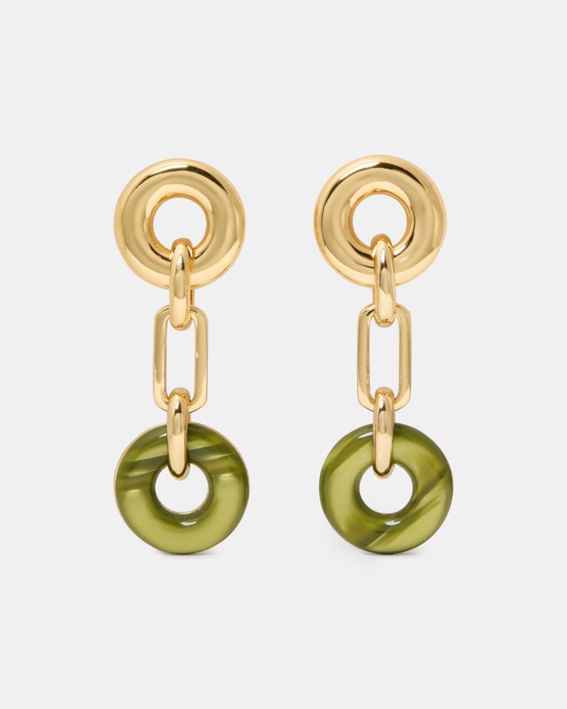 Interlock Linear Earrings