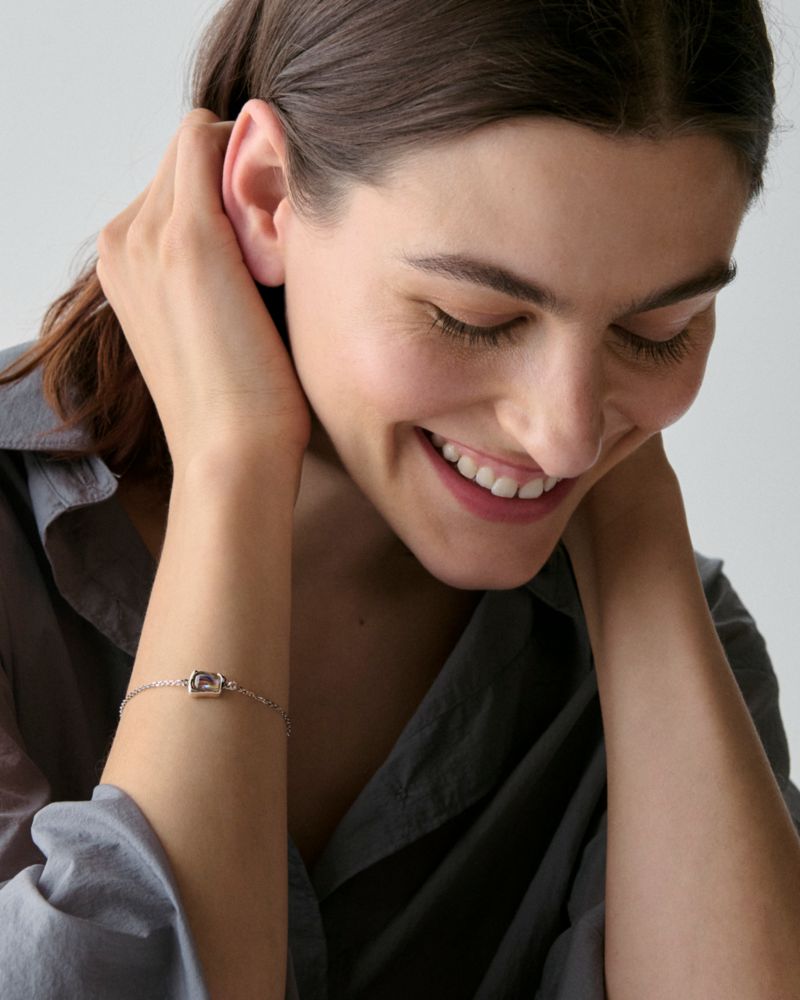 Molten Glass Solitaire Bracelet