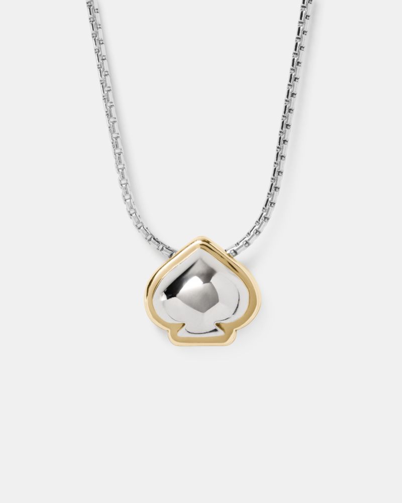 Sculpted Spade Pendant