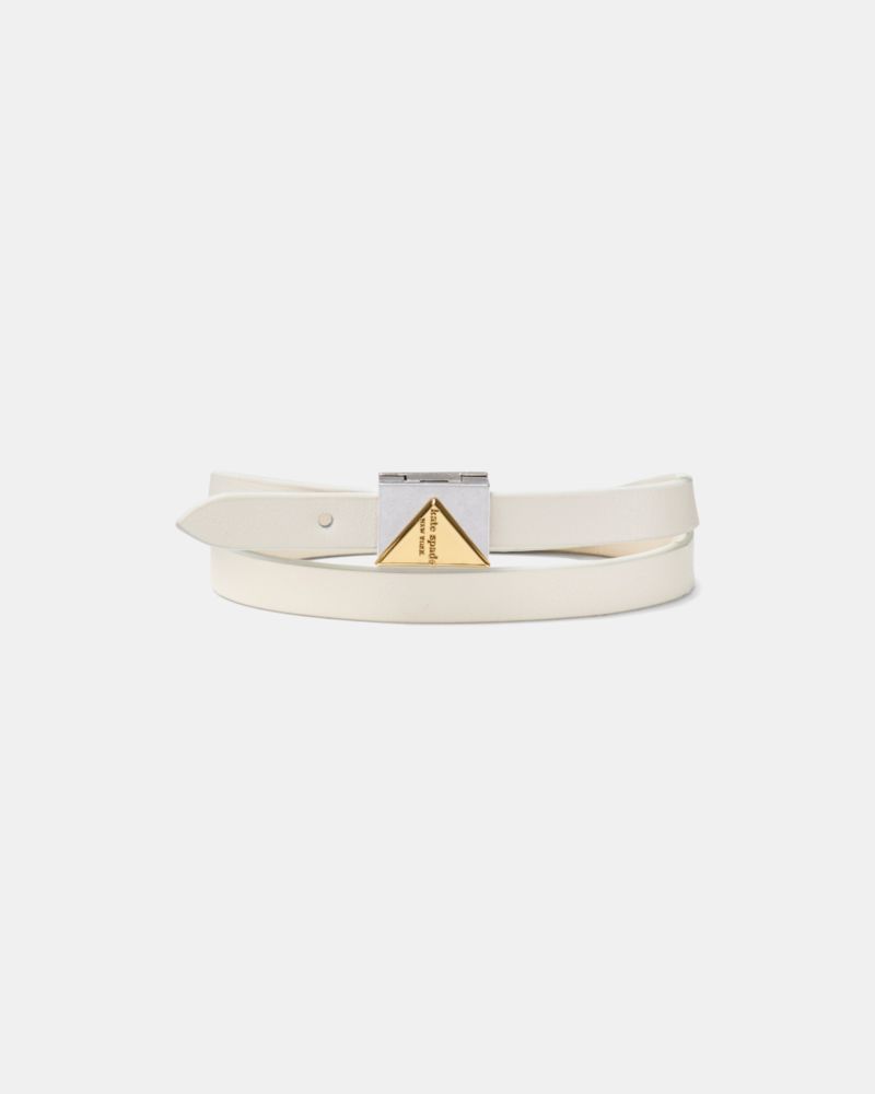 Deco Leather Wrap Bracelet