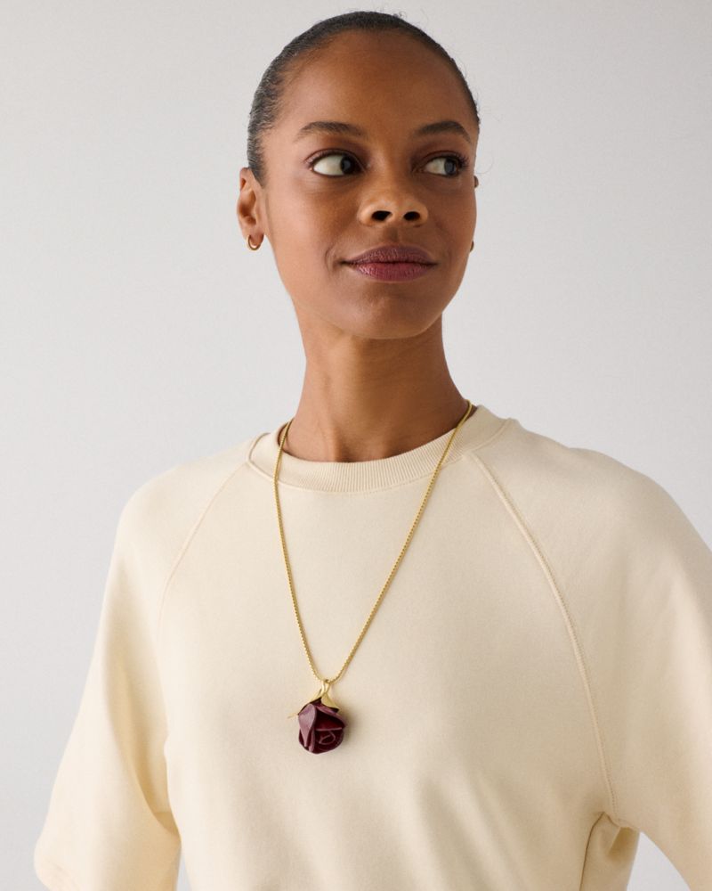 Rose Buds Wrap Necklace