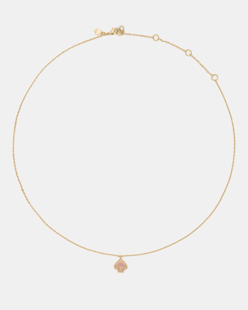 Everyday Spade Pave Mini Pendant