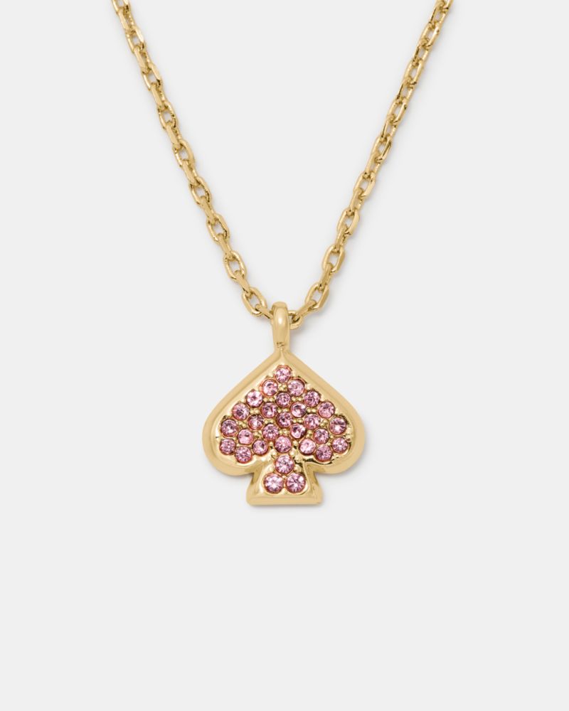 Everyday Spade Pave Mini Pendant