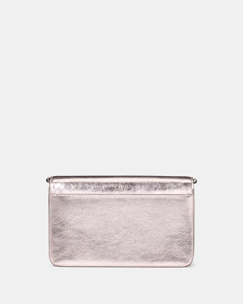 Madison Metallic Willow Mini Flap Crossbody