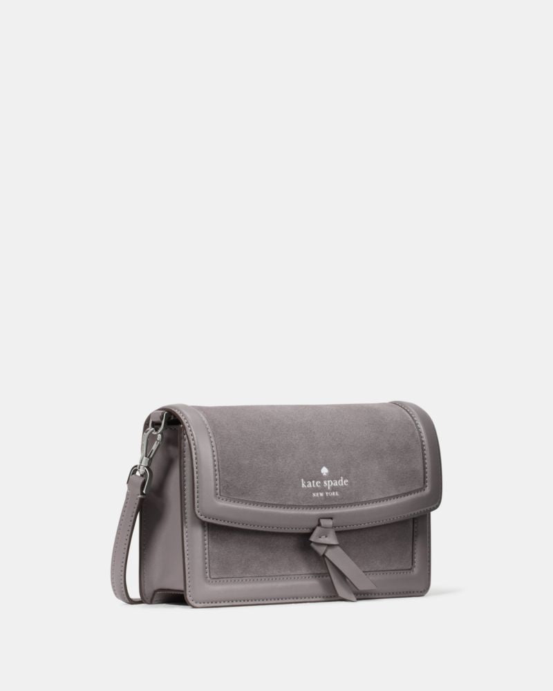 Knott Suede Mini Flap Crossbody