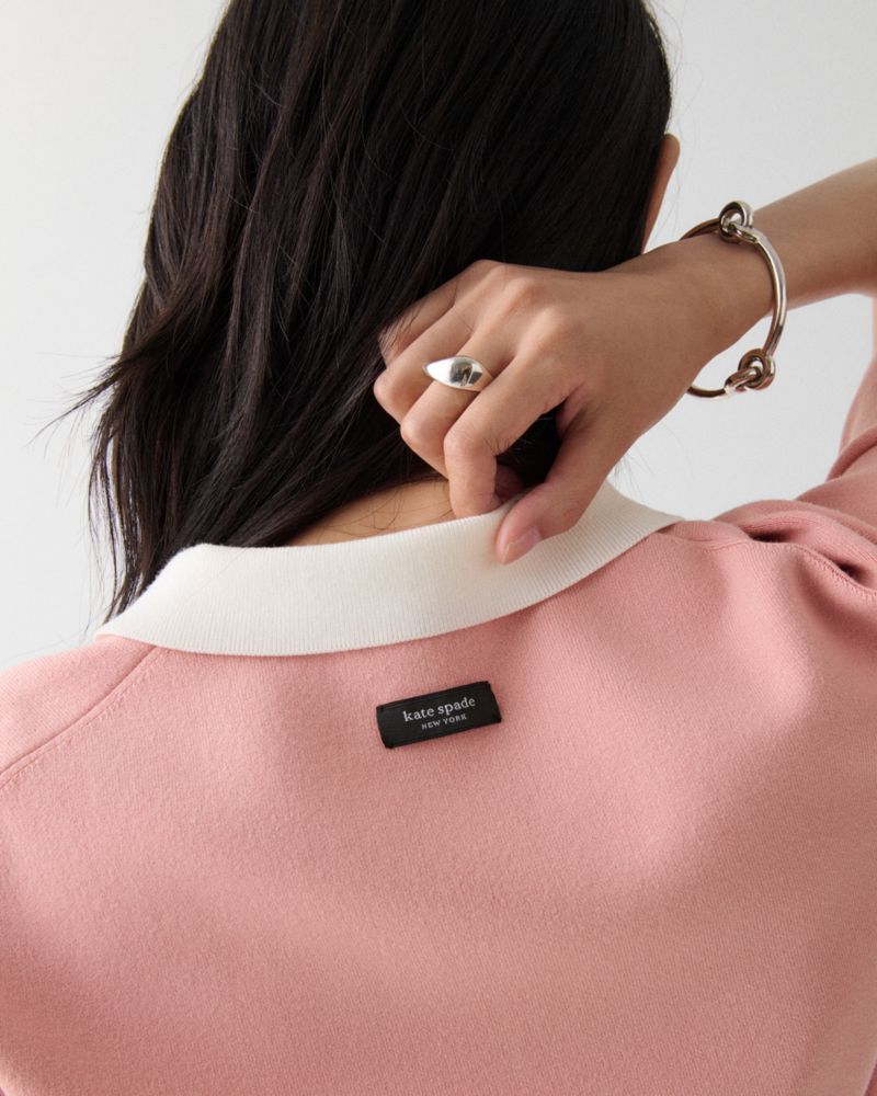 Cropped Polo Sweater
