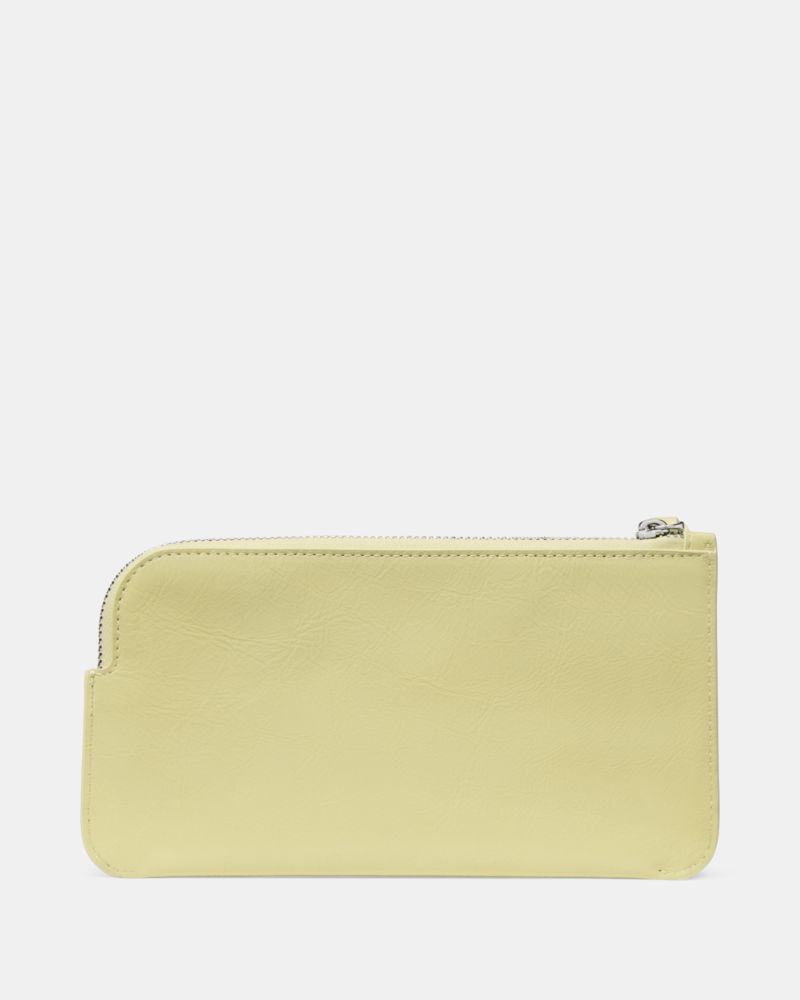 Zippy Crinkle Patent Wristlet