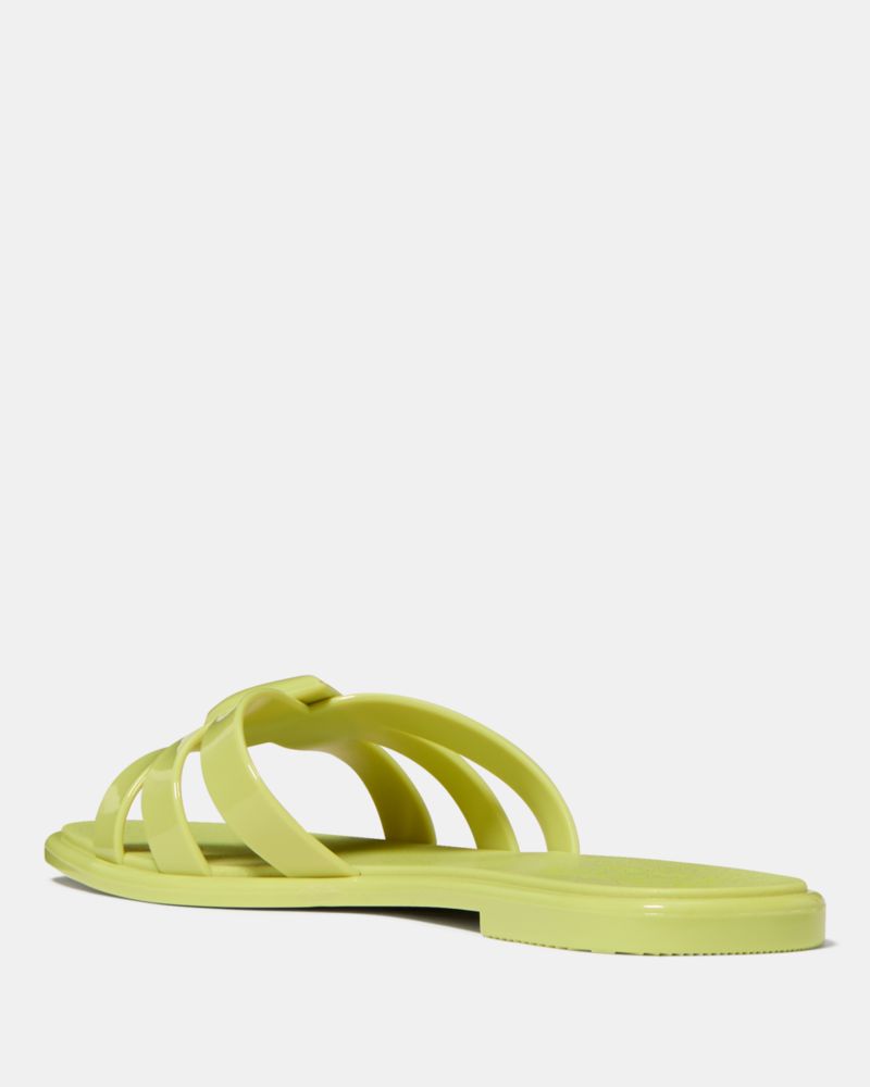 Sculpted Spade Jelly Sandals