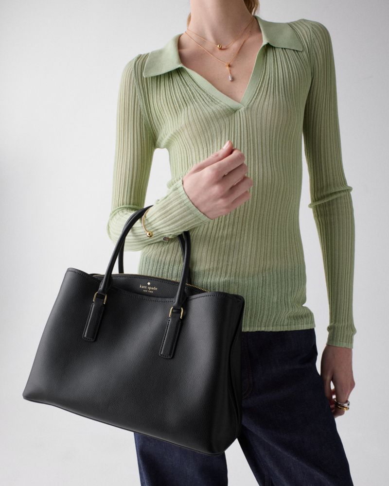 Thompson Street Floral Satchel Bag