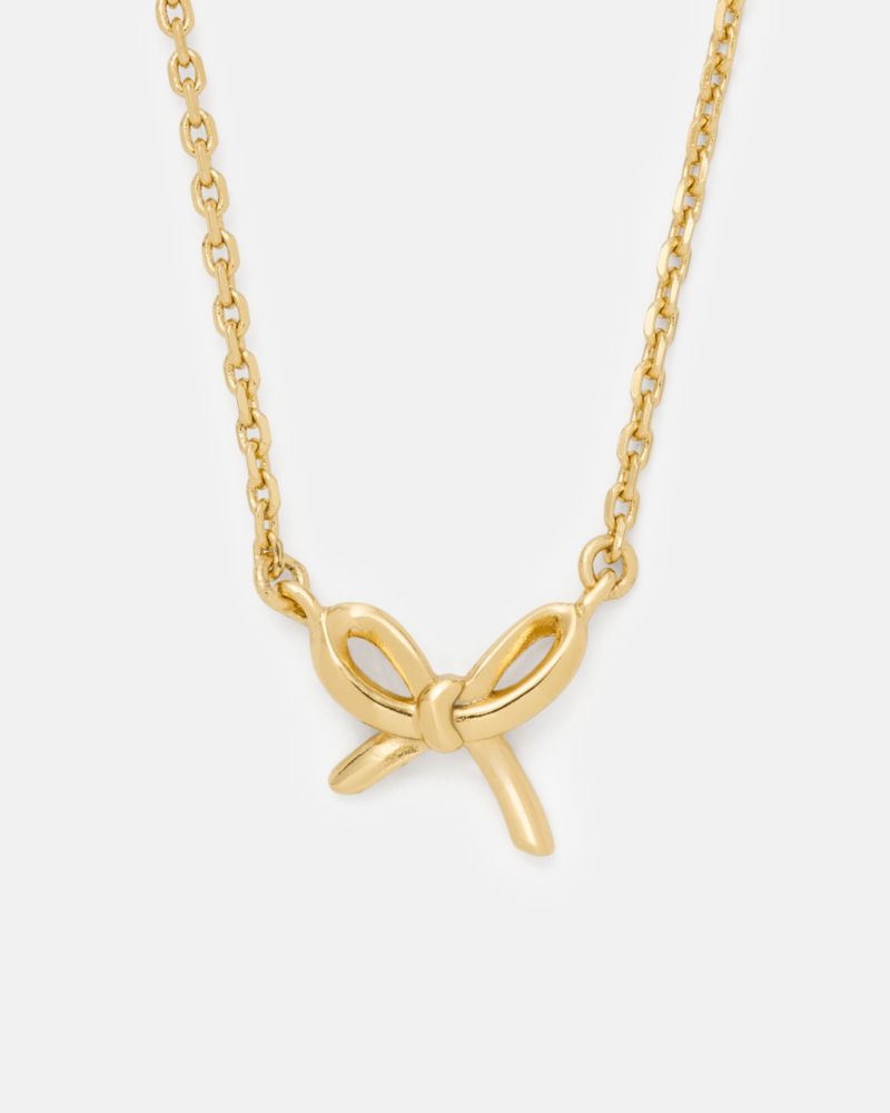 Girlie Pearlie Mini Bow Pendant