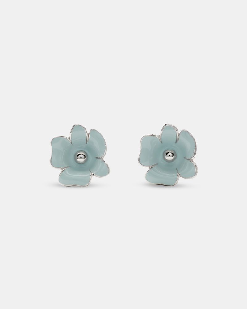 Golden Bloom Flower Studs