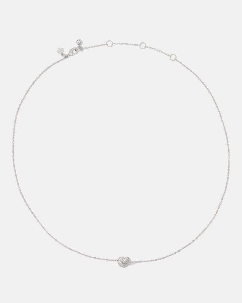 Sailor's Knot Pave Mini Pendant