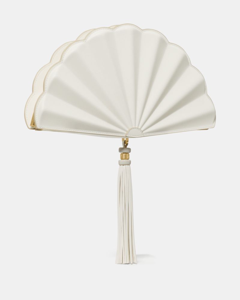 Lotus Fan Clutch Bag