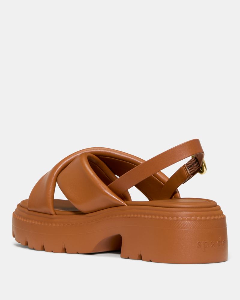 Halo Criss Cross Lug Sandal