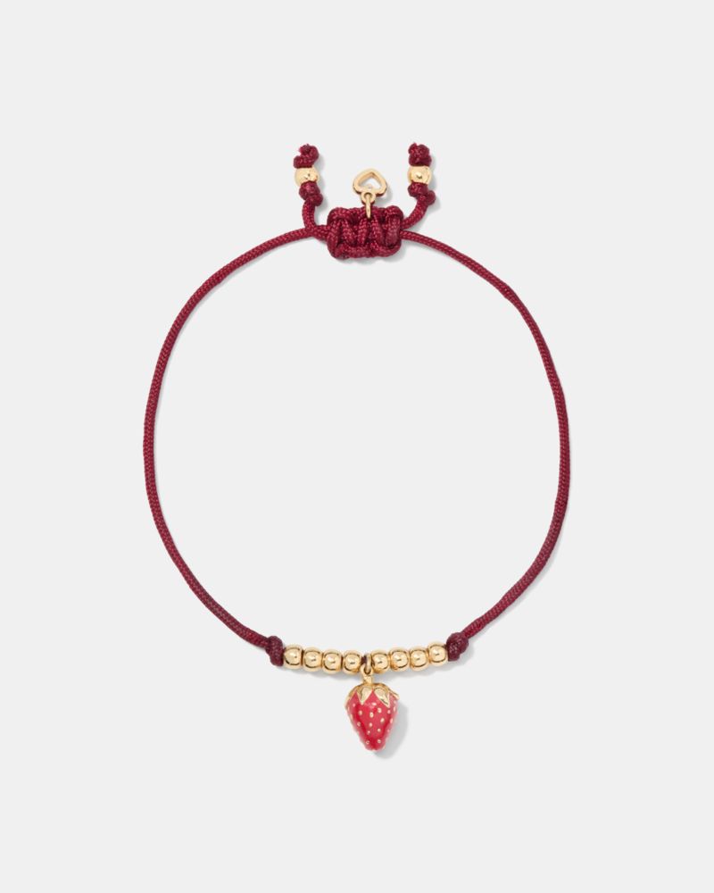 Summer Daze Strawberry Cord Bracelet