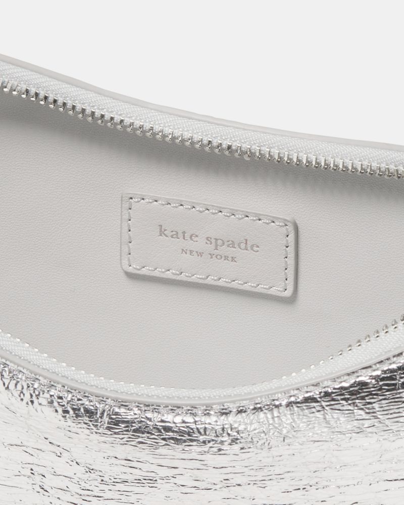 Duo Crinkle Metallic Mini Shoulder