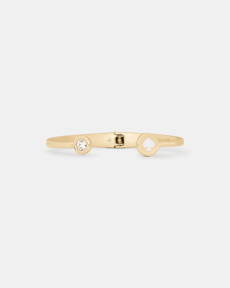 Spot The Spade Open Hinge Bangle