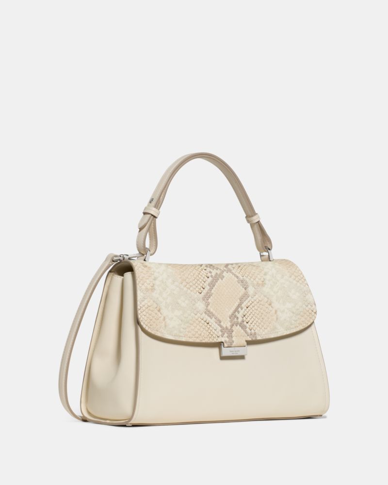 Riley Snake Top Handle Bag