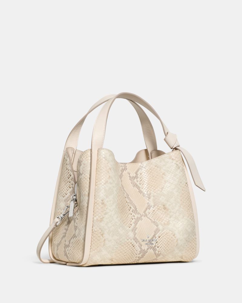 Knott Snake Embossed Carryall Bag