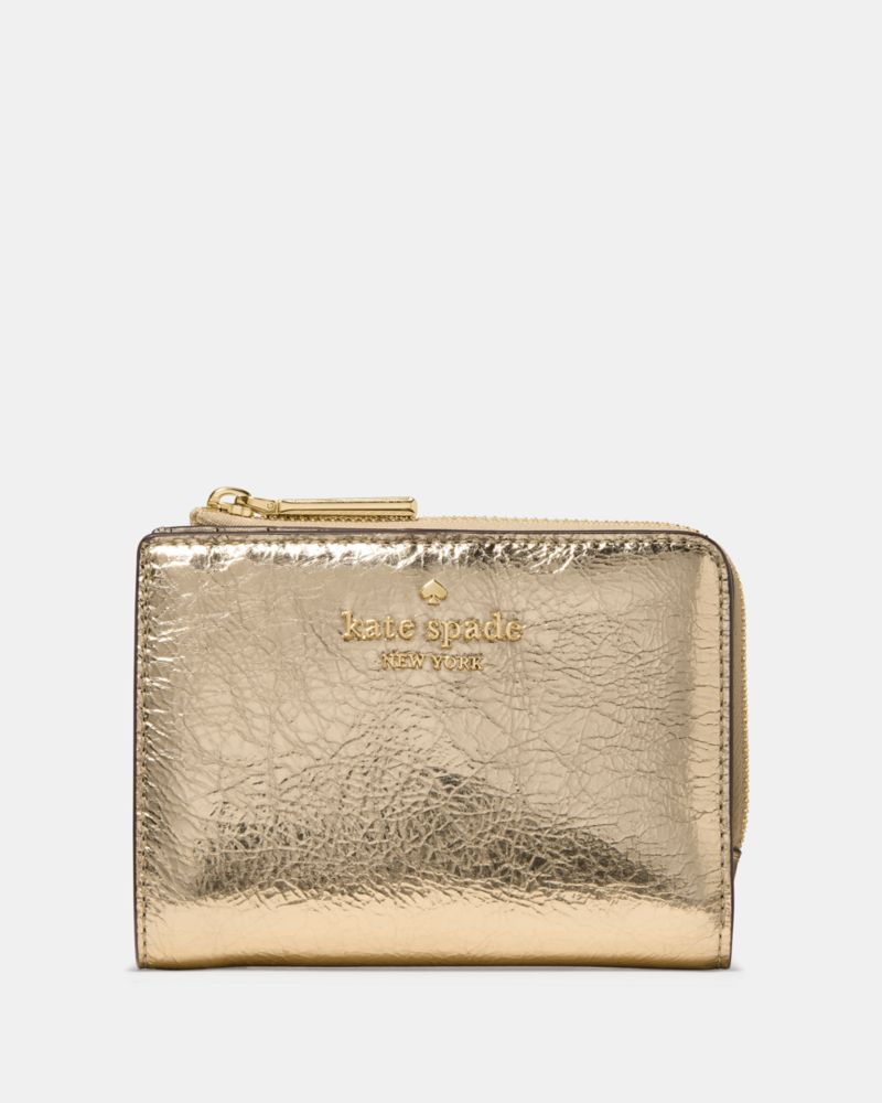 Metallic Small L-zip Wallet