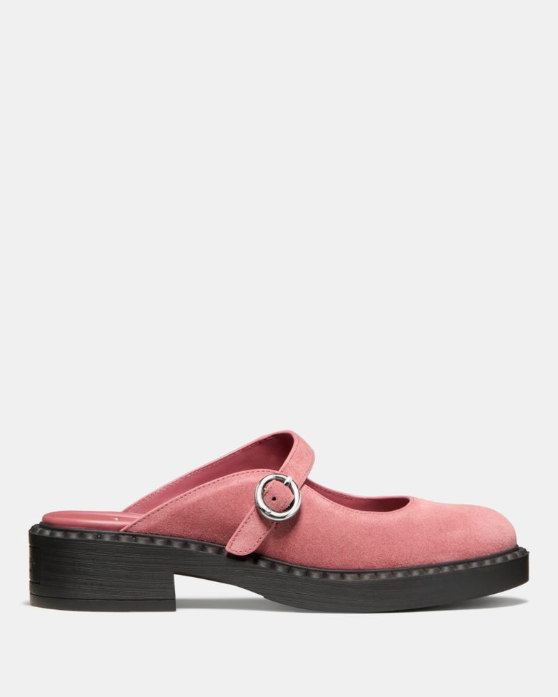 Halo Mary Jane Mule Flat