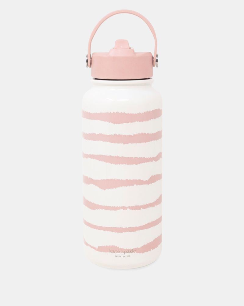 Pink Goddess Stripe Water Bottle