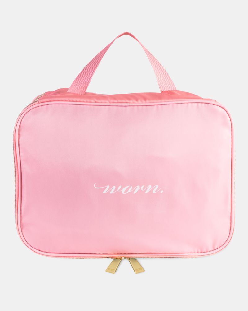 Wear Worn Pink Wash Bag