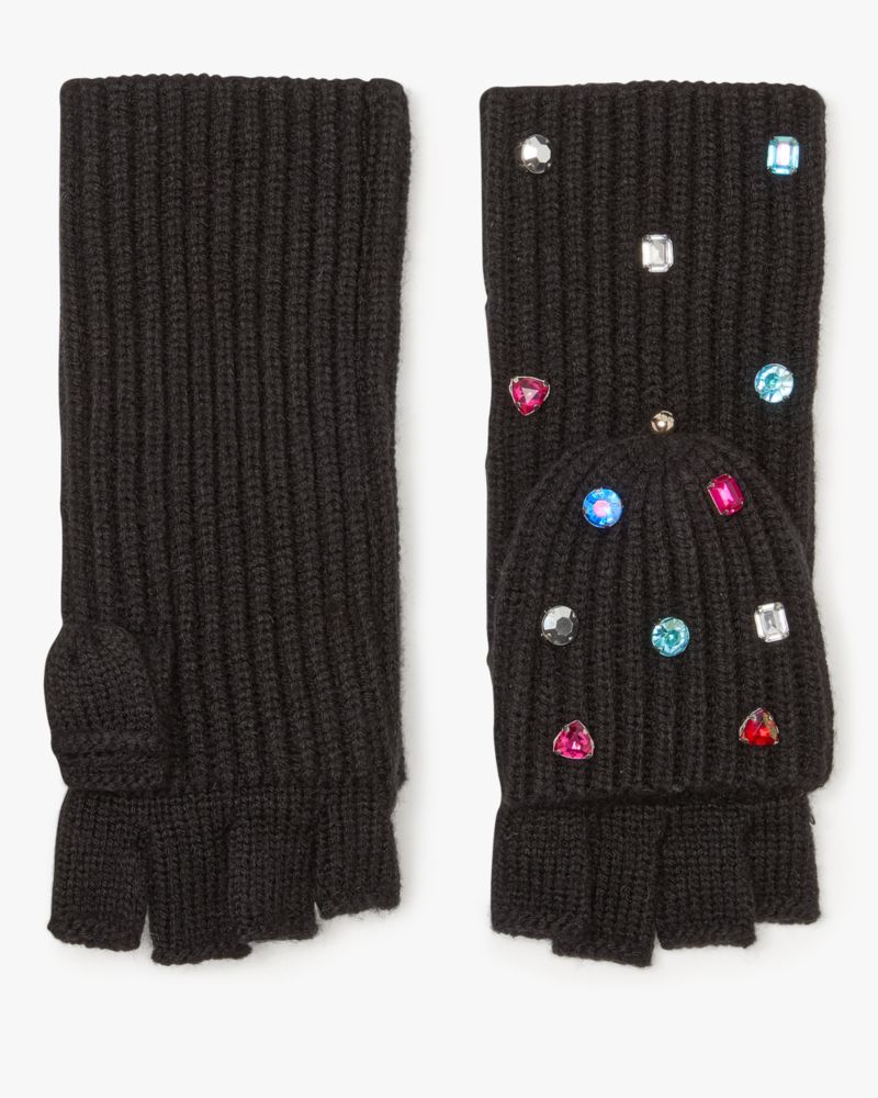 Embellished Pop Top Mitten