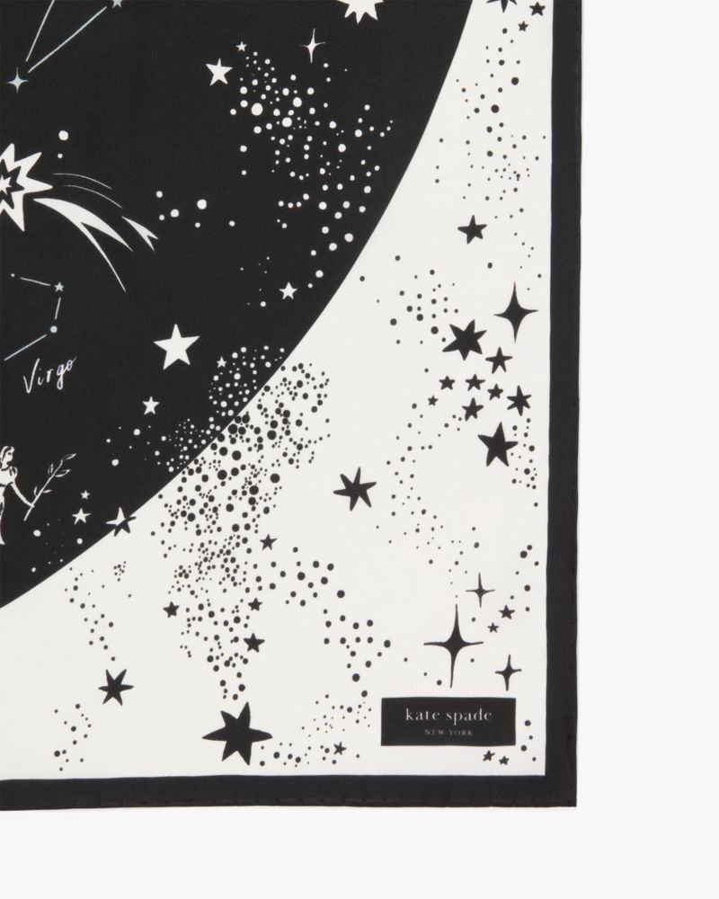 Zodiac Constellations Silk Square Scarf
