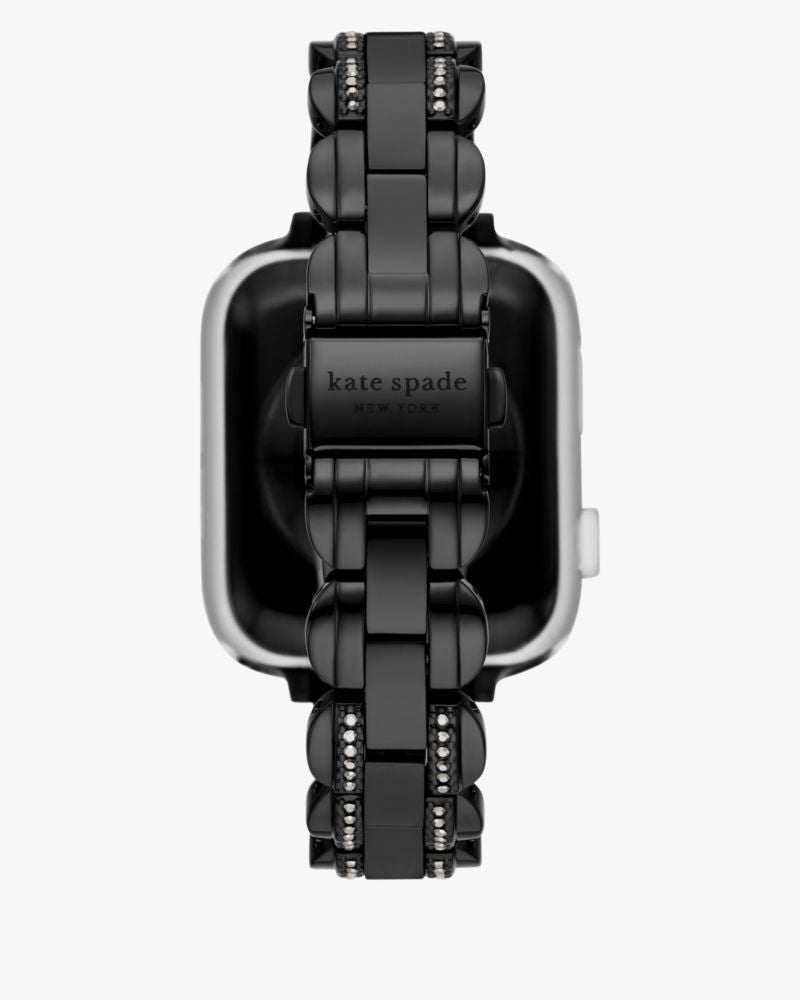 Black Stainless Steel 38-45mm Band For Apple Watch®