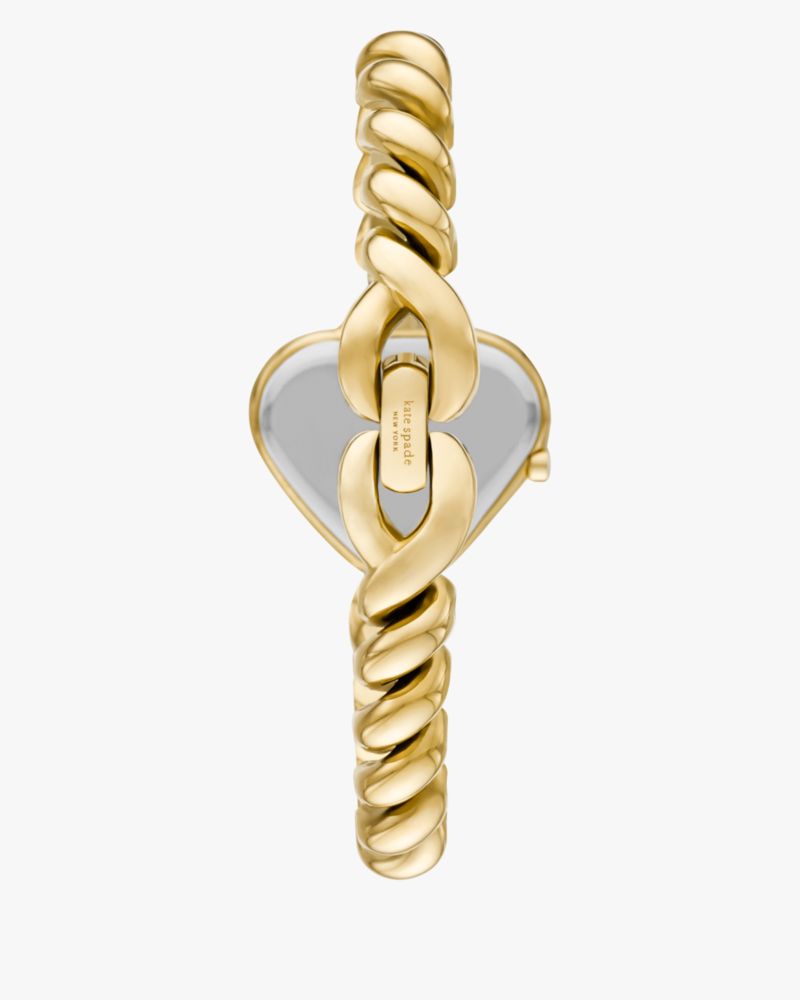 Monroe Twist Gold-tone Stainless Steel Bracelet Watch