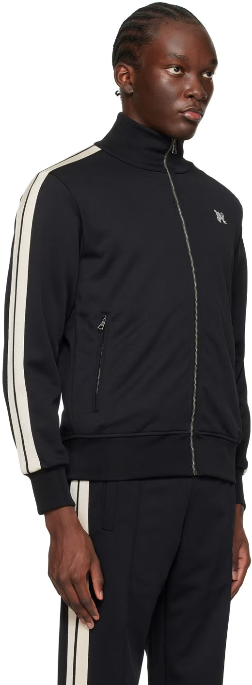 Black Monogram Track Jacket