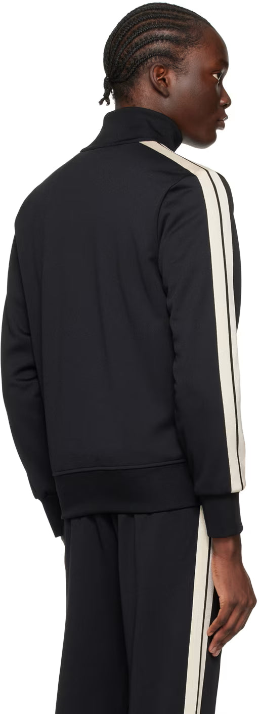 Black Monogram Track Jacket