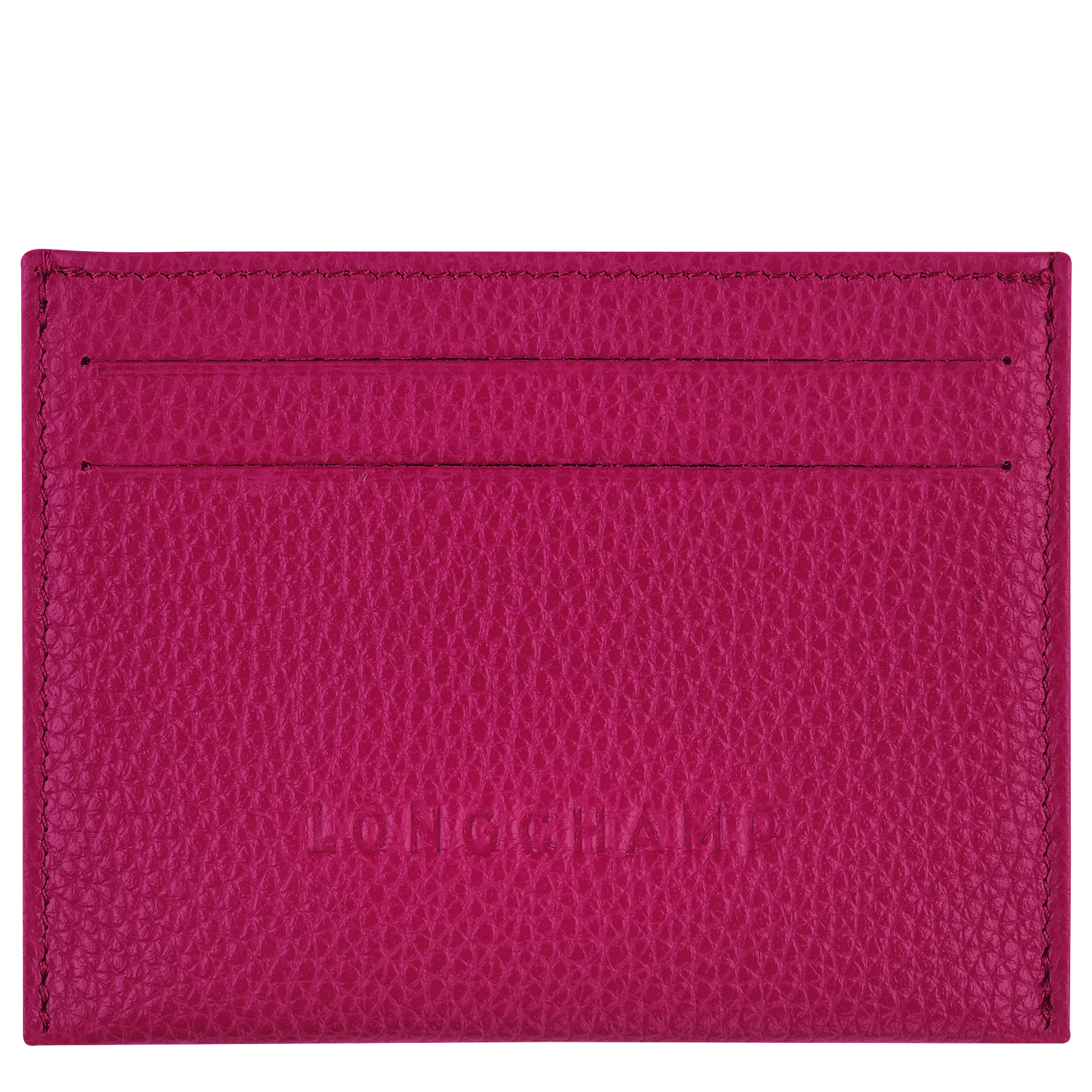 Le Foulonné Card holder Beetroot - Leather