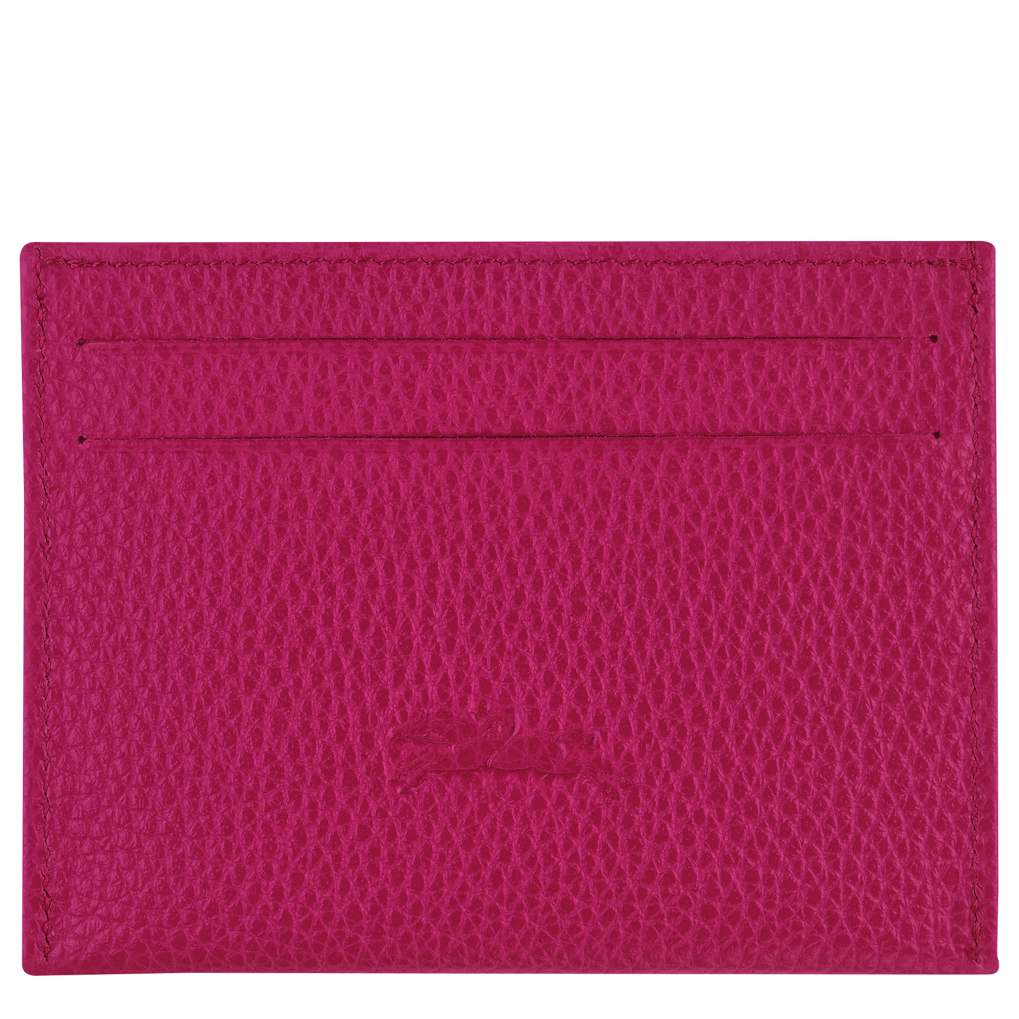 Le Foulonné Card holder Beetroot - Leather