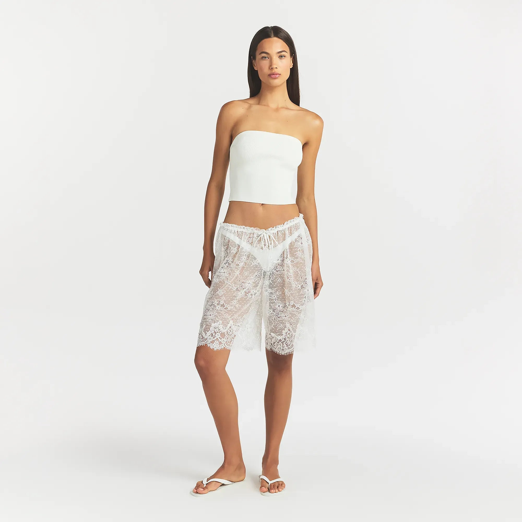 Ultra Fine Lace Long Short