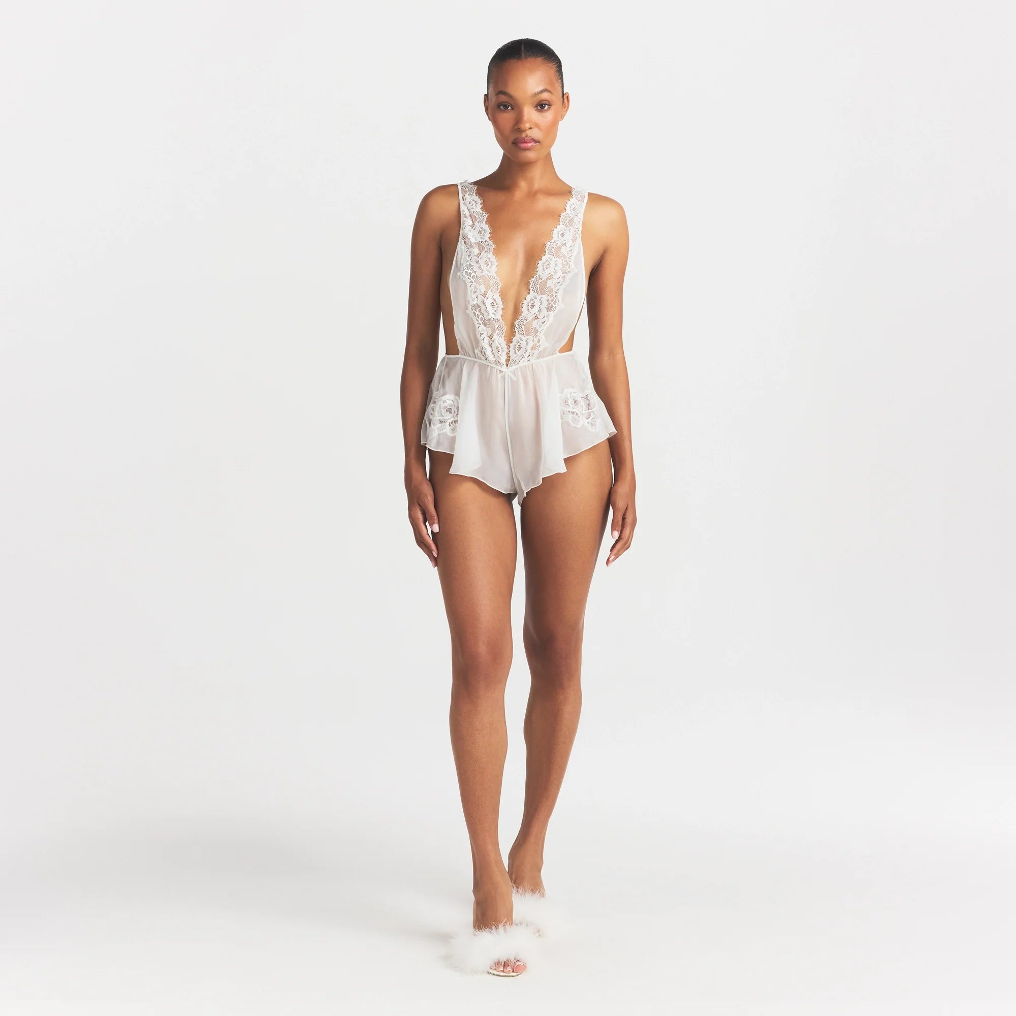Skims Romance Plunge Teddy