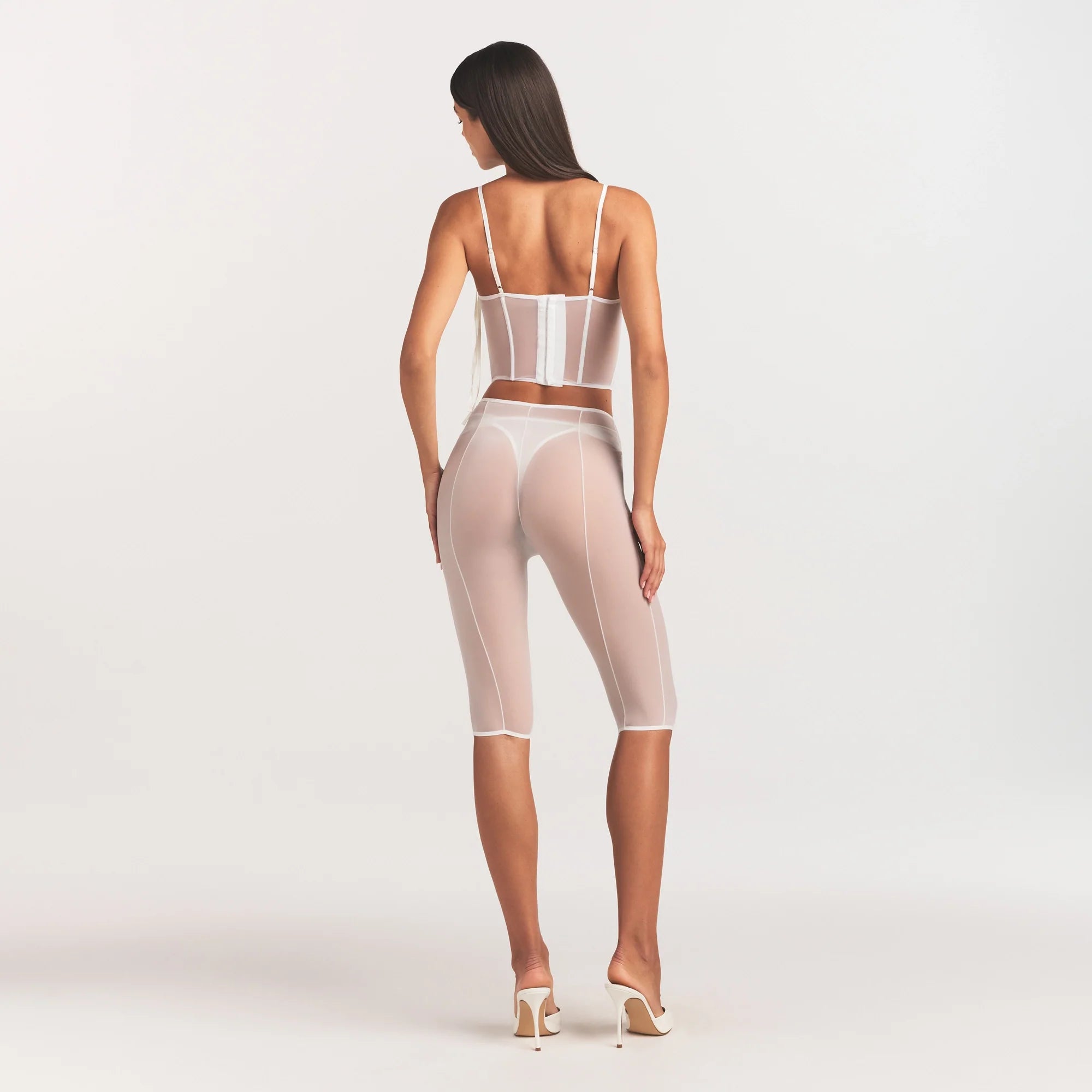 Ultra Fine Mesh Bow Corset