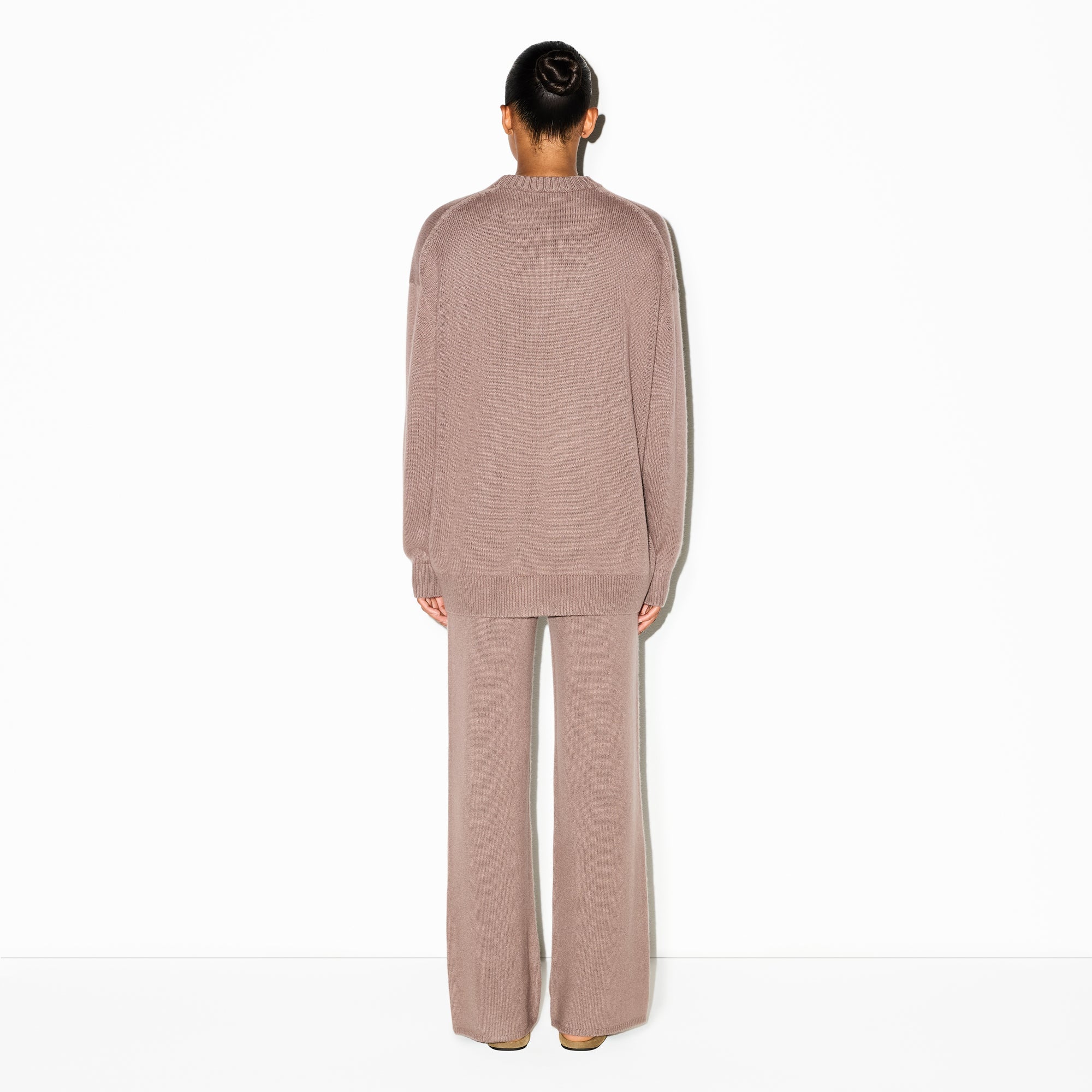CASHMERE OVERSIZED SWEATER | UMBER