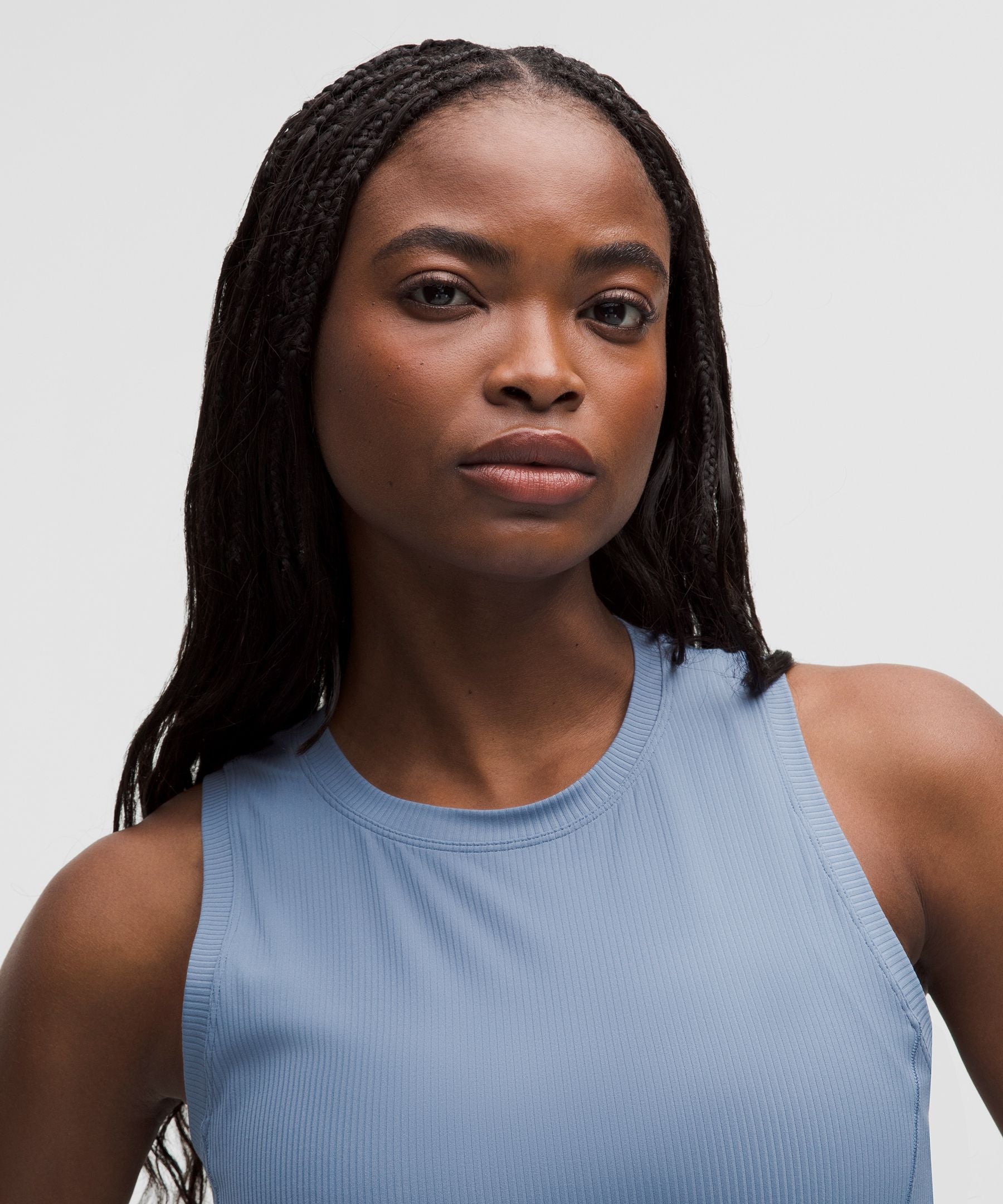 All Aligned Ribbed Midi Dress