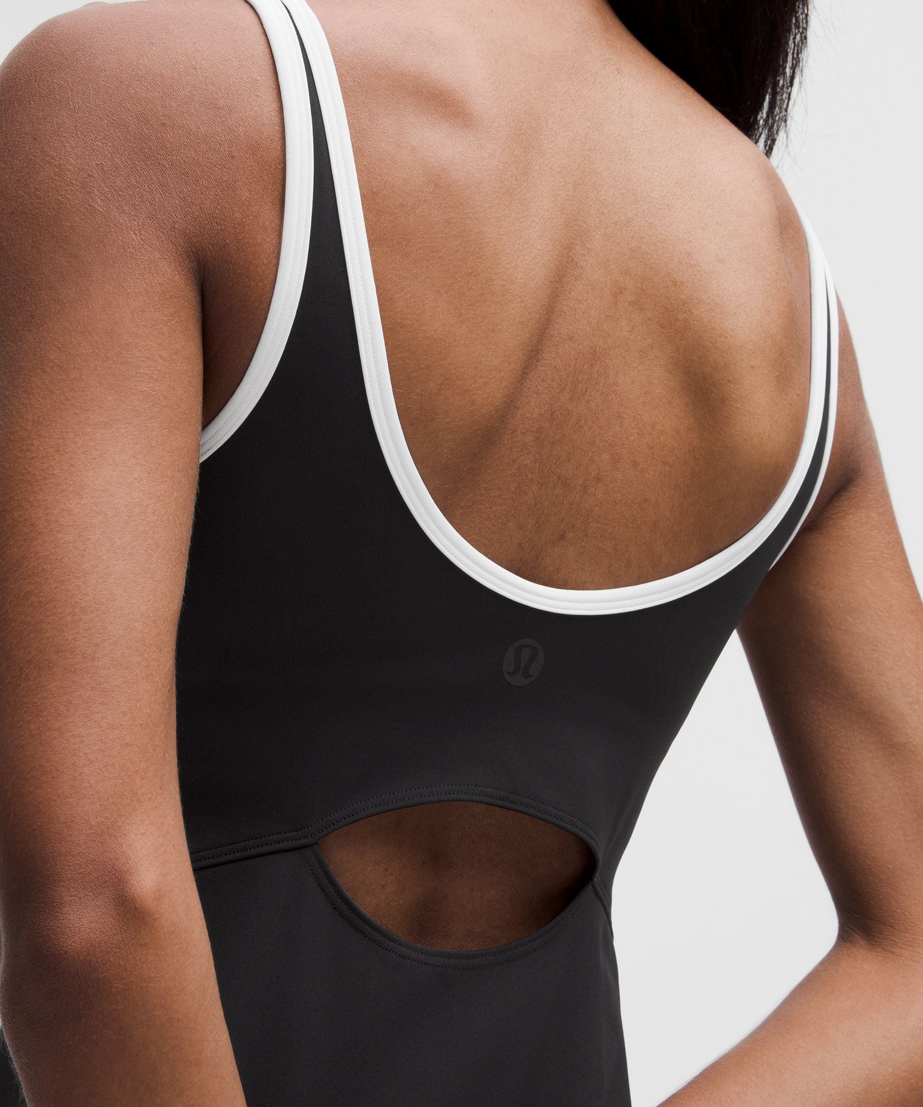 Scoop-Neck Cutout Tennis Dress