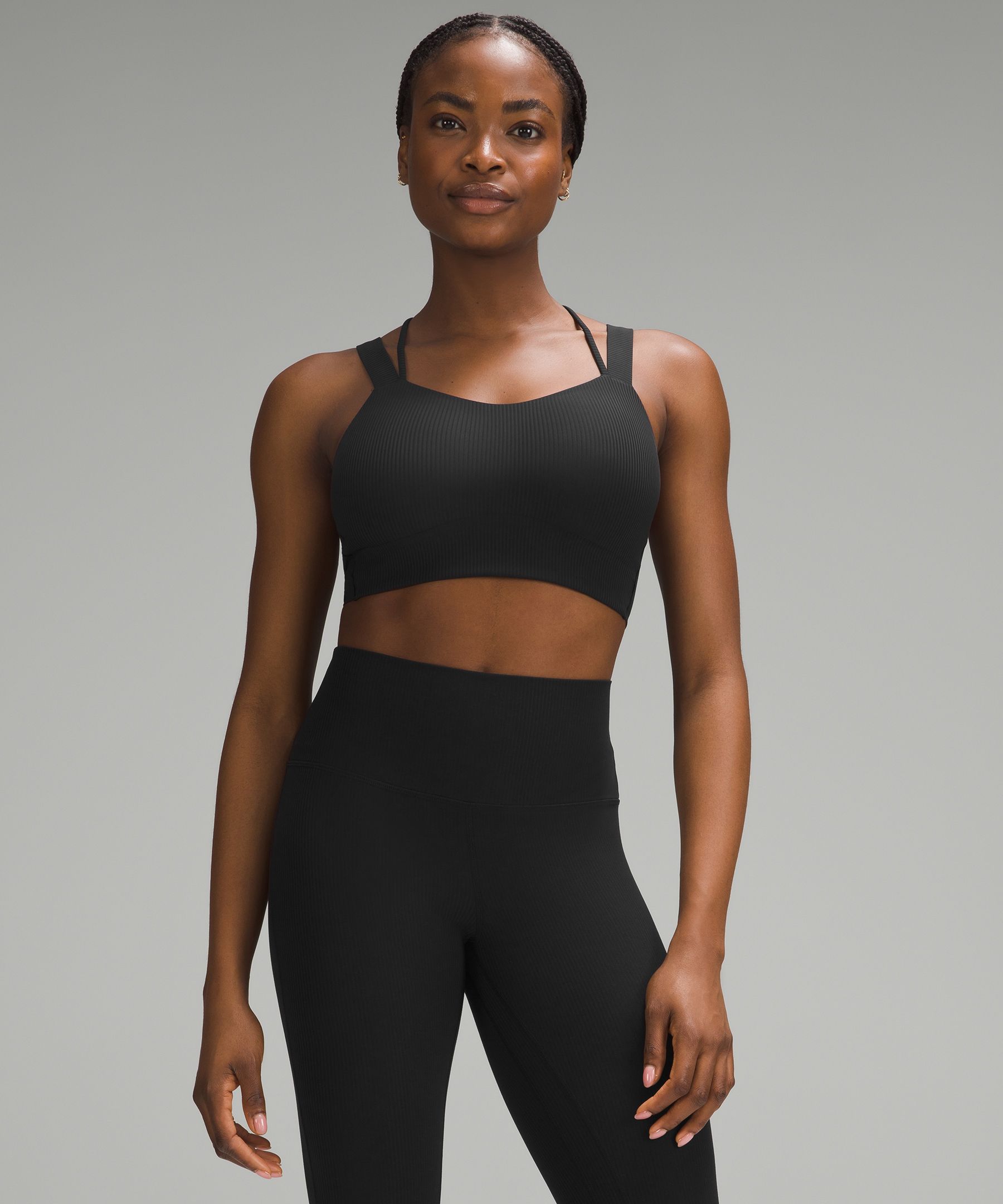 Like a Cloud Ribbed Longline Bra *Light Support, D/DD Cup