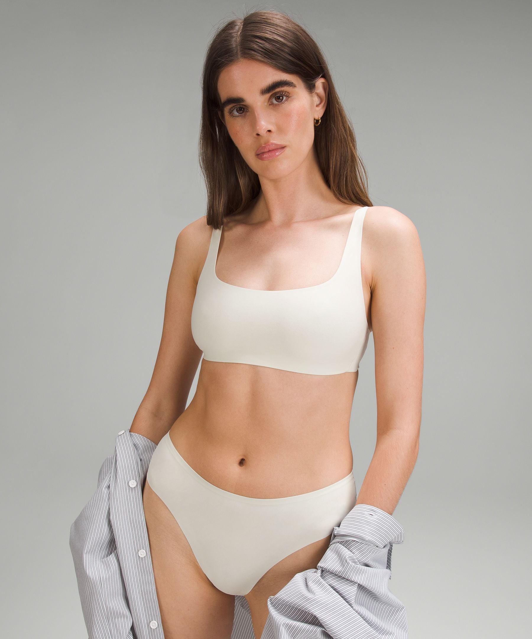 Wundermost Ultra-Soft Nulu Scoop-Neck Bralette *A-D Cups