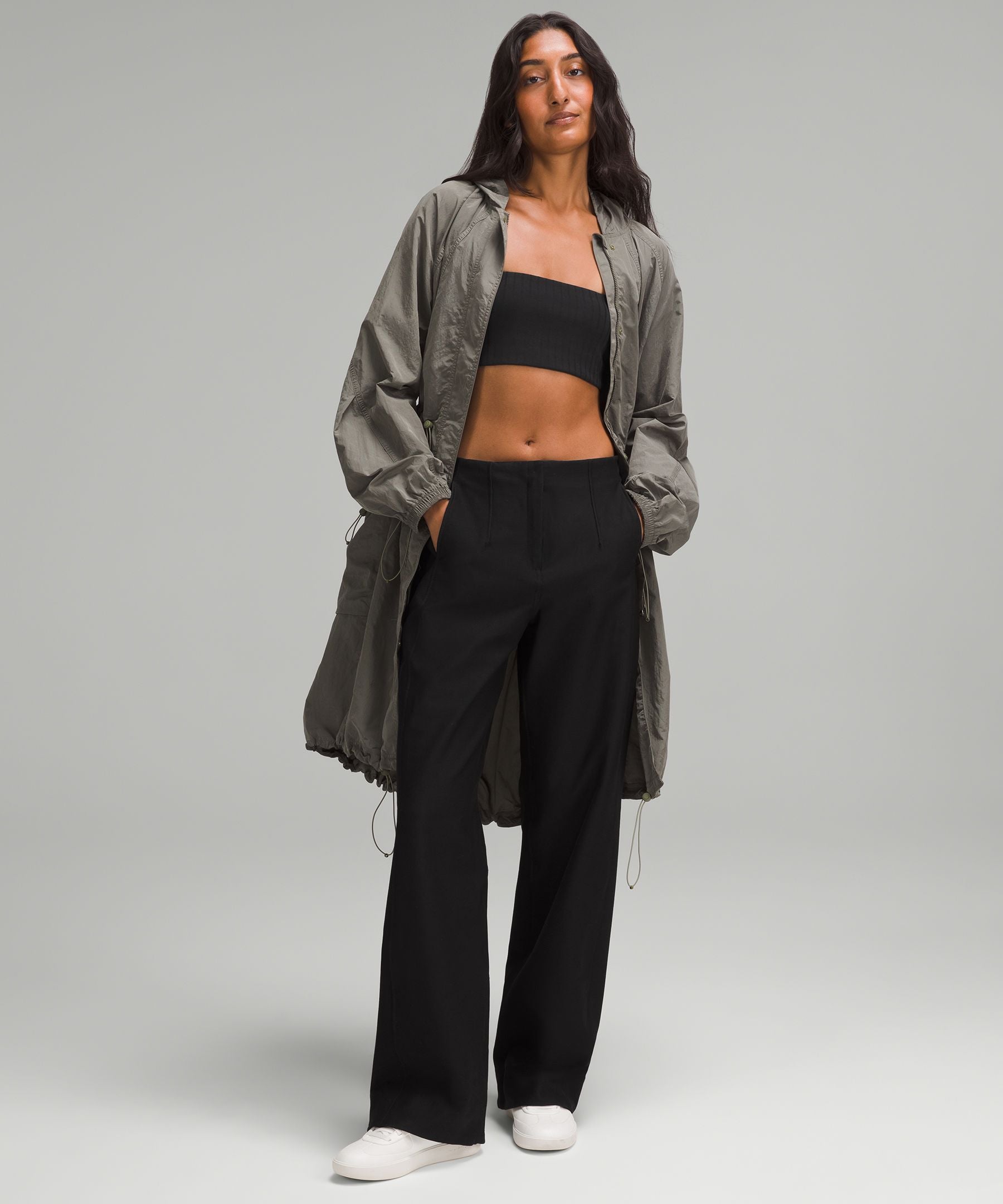 Ribbed Wool Bandeau Bralette